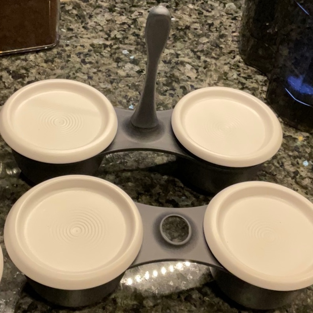Two Tupperware Condiment Servers - Picture 3 of 4